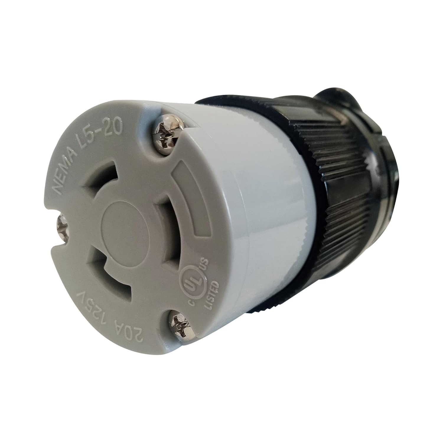 Ocsparts L5-20R Grounding Locking Connector, 20A 125V AC, 2 Pole 3 Wire, Cul Lis