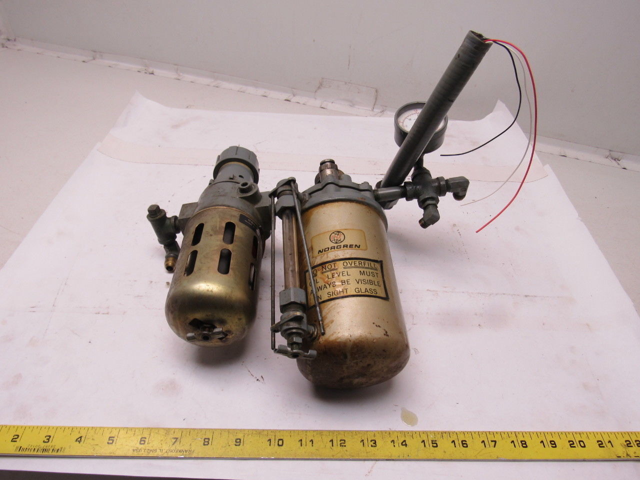Norgren Inline Filter Regulator Pulse Mist Lubricator 1/4″ Ports