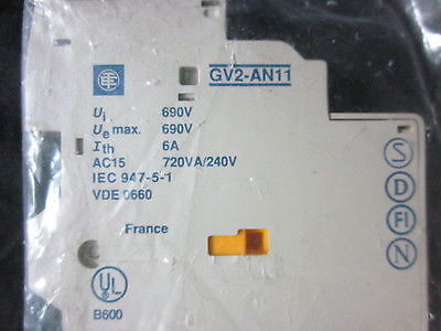 Telemecanique GV2-AN11 Side Mount Auxiliary Contact