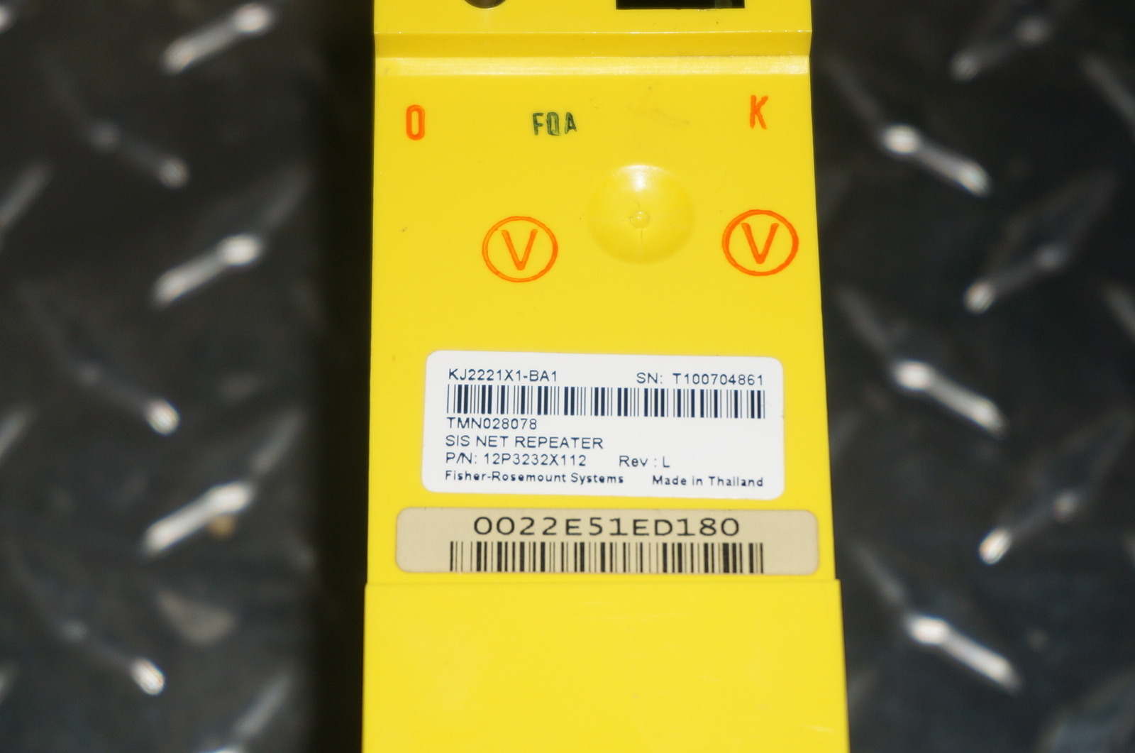 EMERSON DELTAV SIS NET REPEATER KJ2221X1-BA1 12P3232