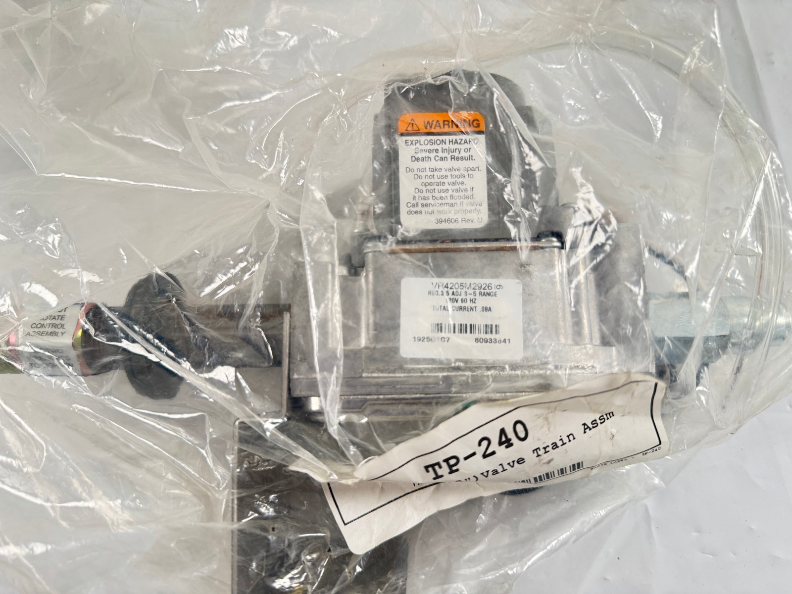 NEW Honeywell VR4205M2926 Natural Gas Valve Train Assembly HD1