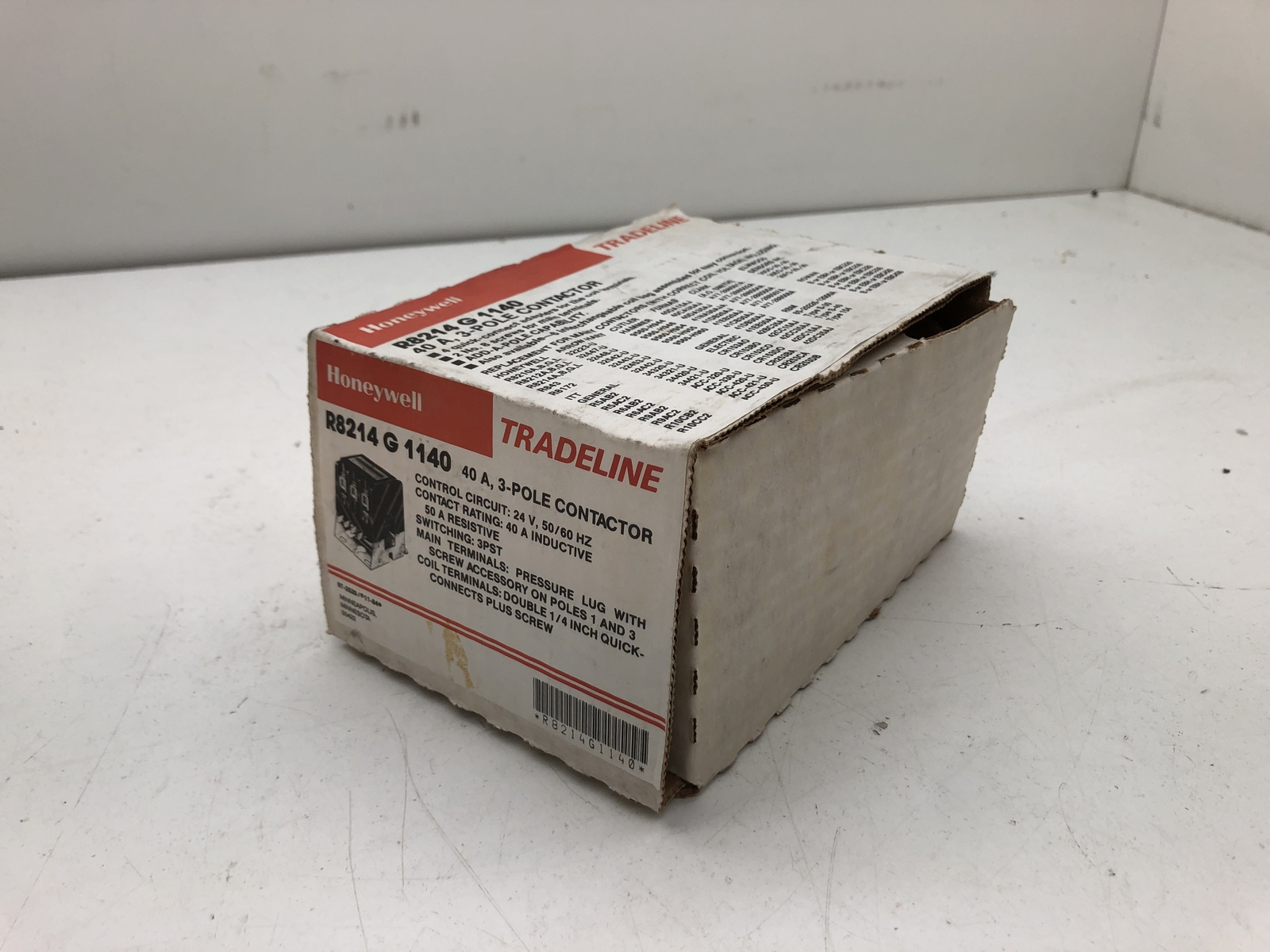 HONEYWELL R8214 G 1140 3-POLE CONTACTOR