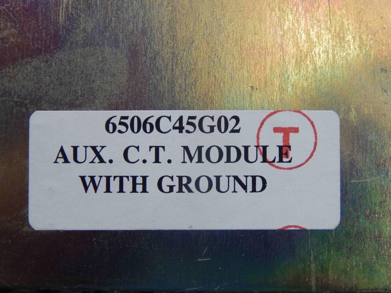 #139 Cutler Hammer Westinghouse ​6506C45G02 AUX CT MODULE w/ GROUND