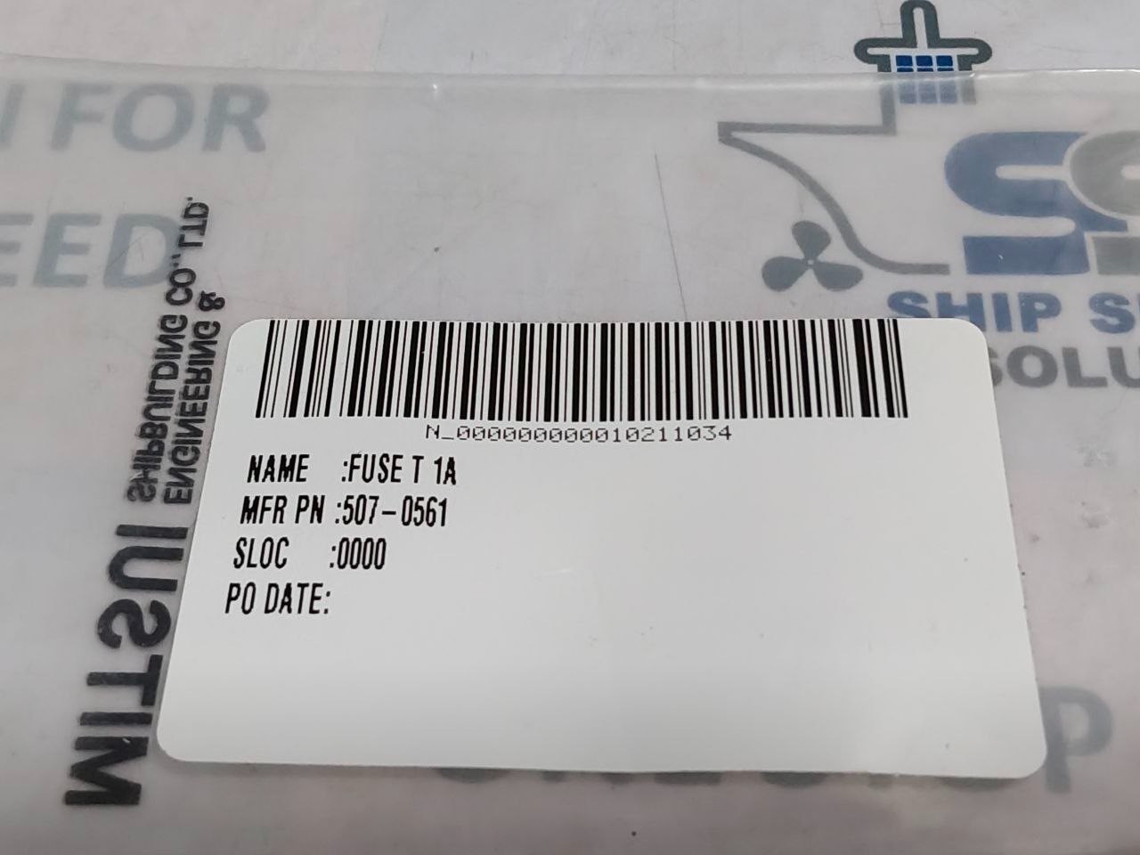 Wickmann-Werke T1L250 Miniature-Fuses 1A 507-0561 250VAC 5x20mm (Lot of 7 pcs)