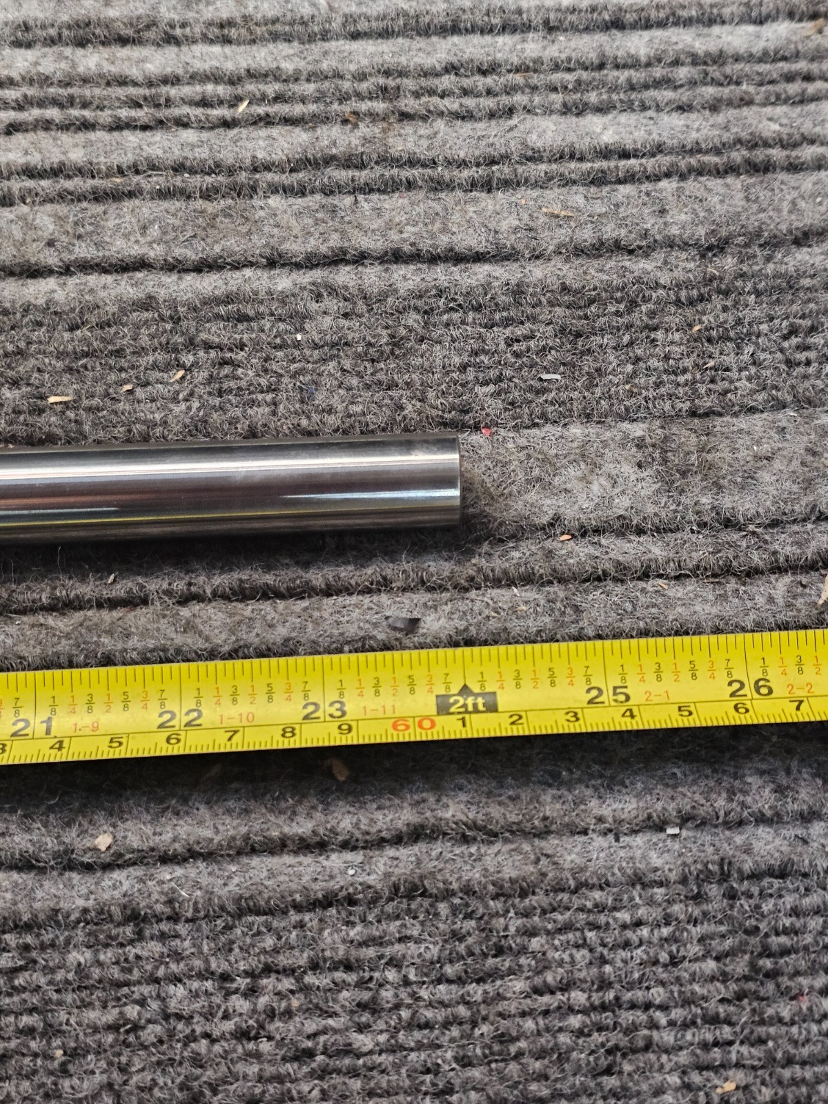 THOMSON Linear Shaft: Solid Shaft, 3/4 in Dia, 24 in Lg, Carbon Steel, 60 HRC