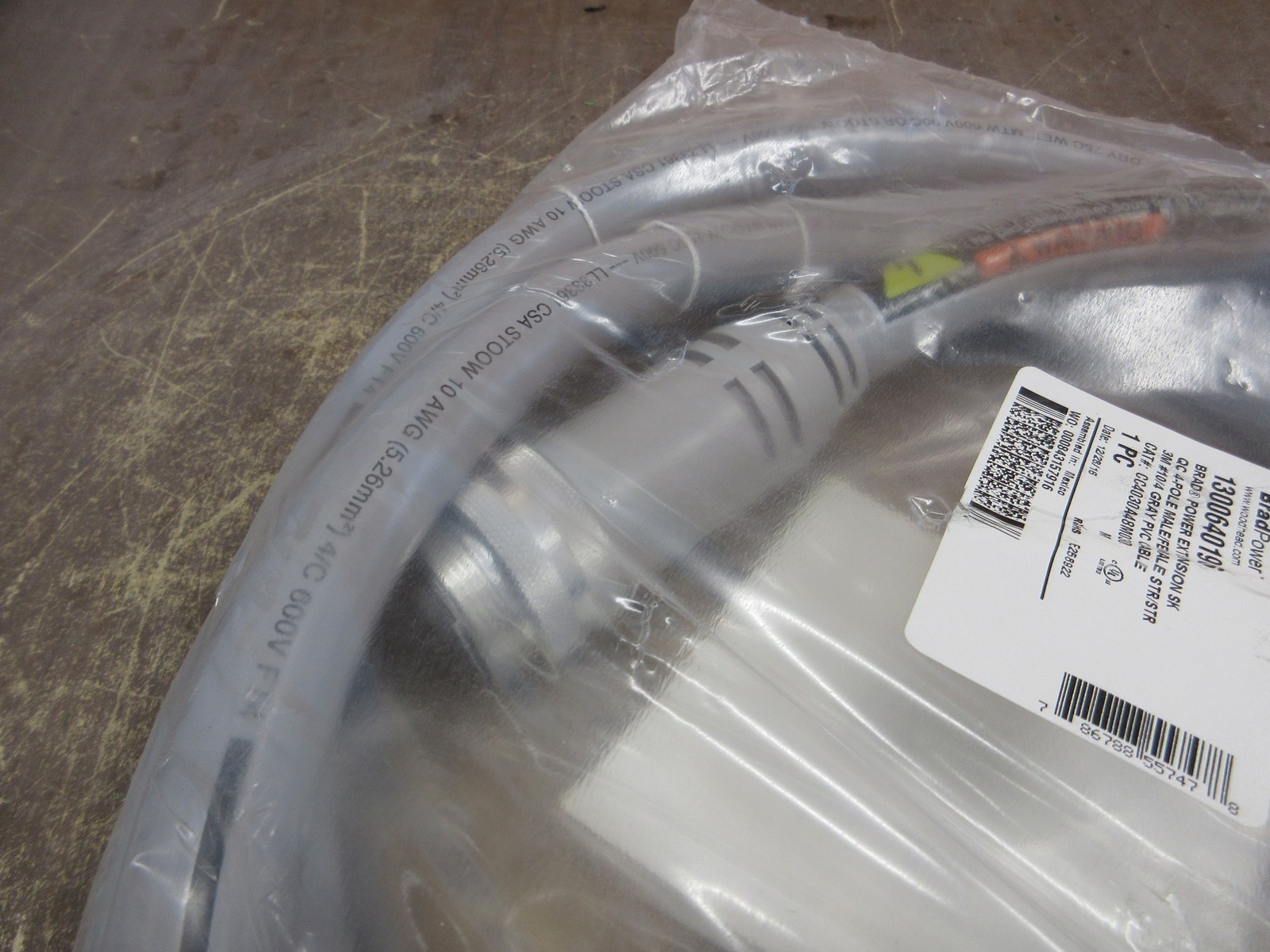 Woodhead Brad Power Extension Cordset CC4030A48M030 Length: 3m New Surplus