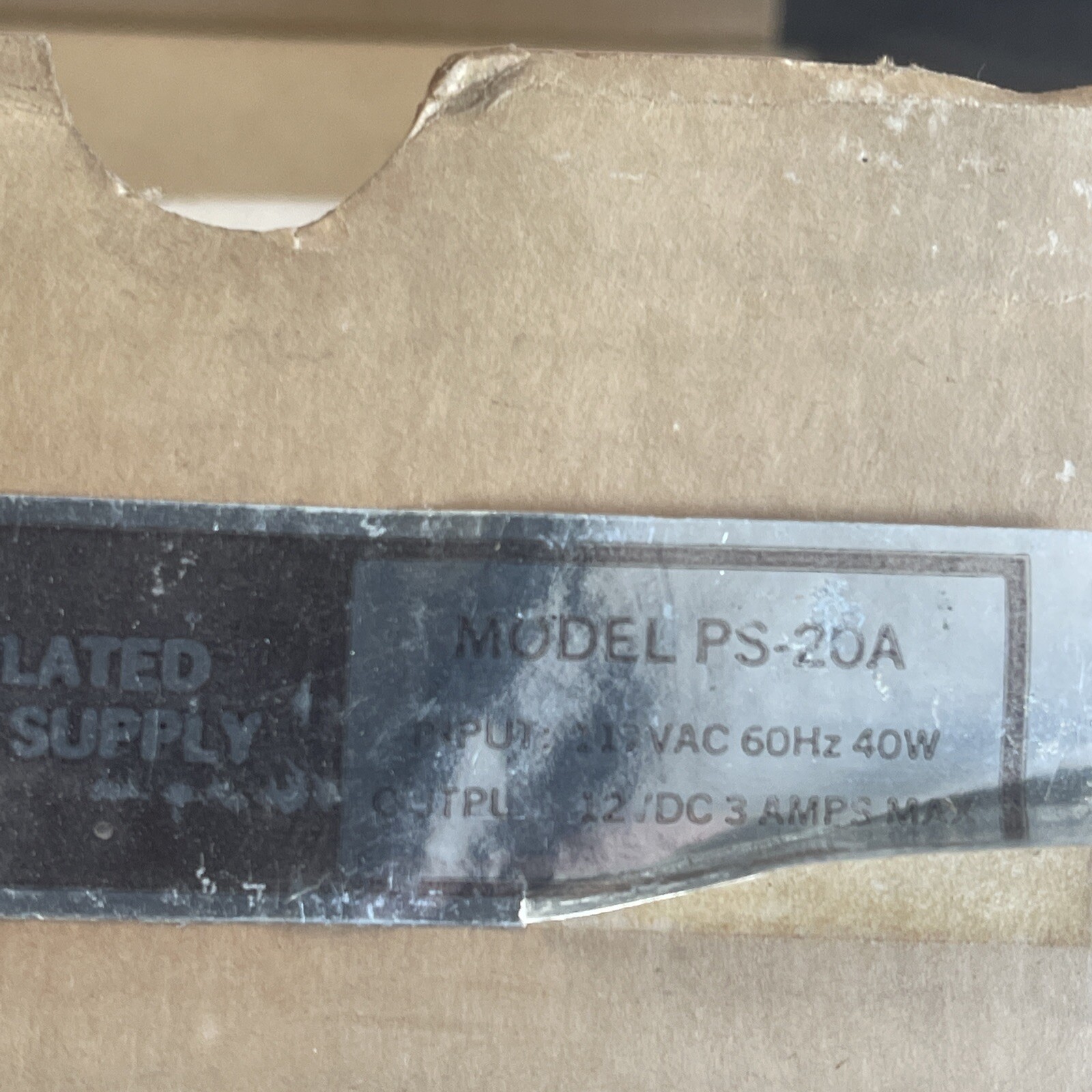 New In Box Fanon/Courier Regulated Power Supply PS-20A