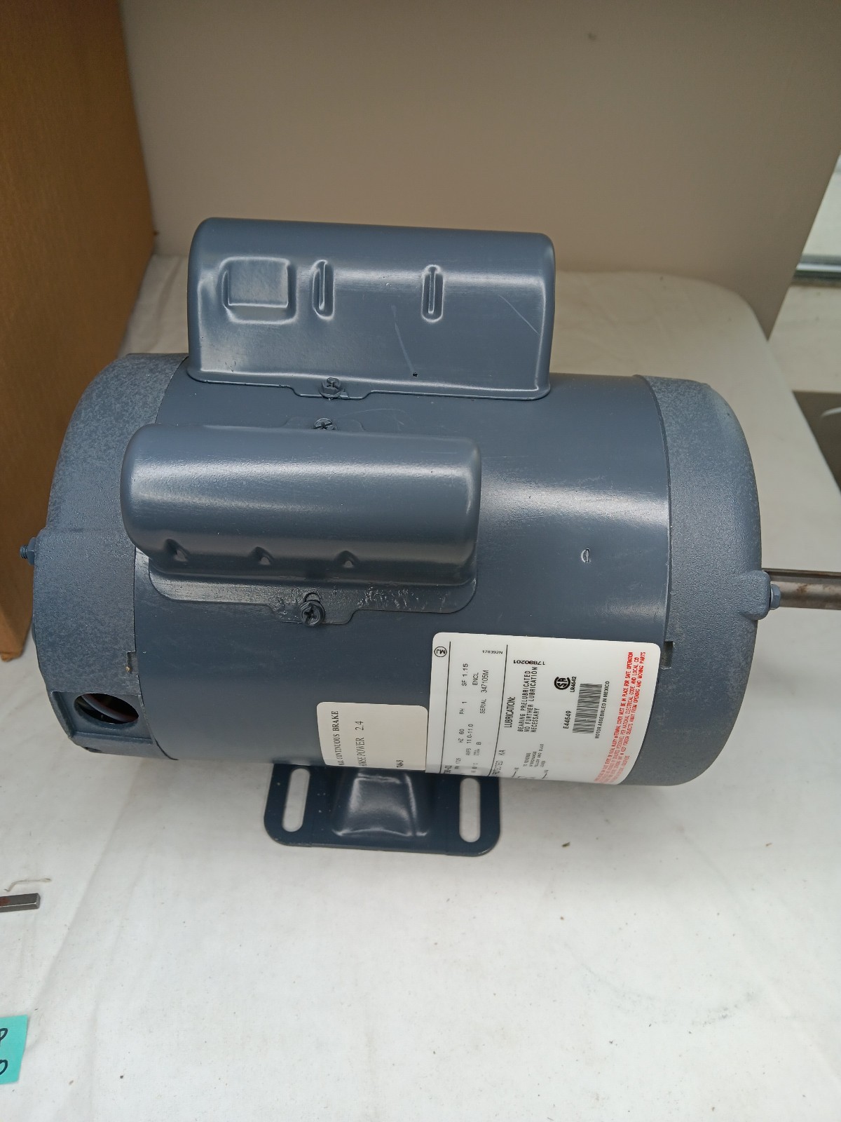 Carrier HC58FK231 2.4hp 208/230v1ph 1725rpm MTR 7-177380-01