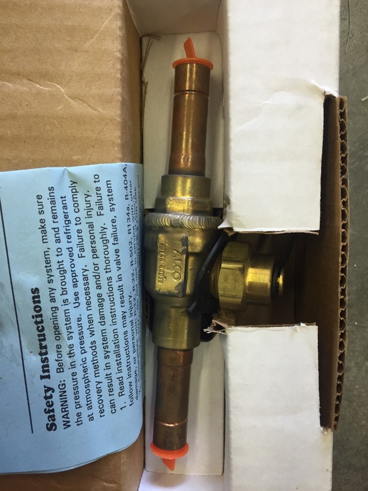 New Alco Refrigeration Ball Valve # ABV4A 1/2″ Inlet/Outlet ODF ABV 4 A
