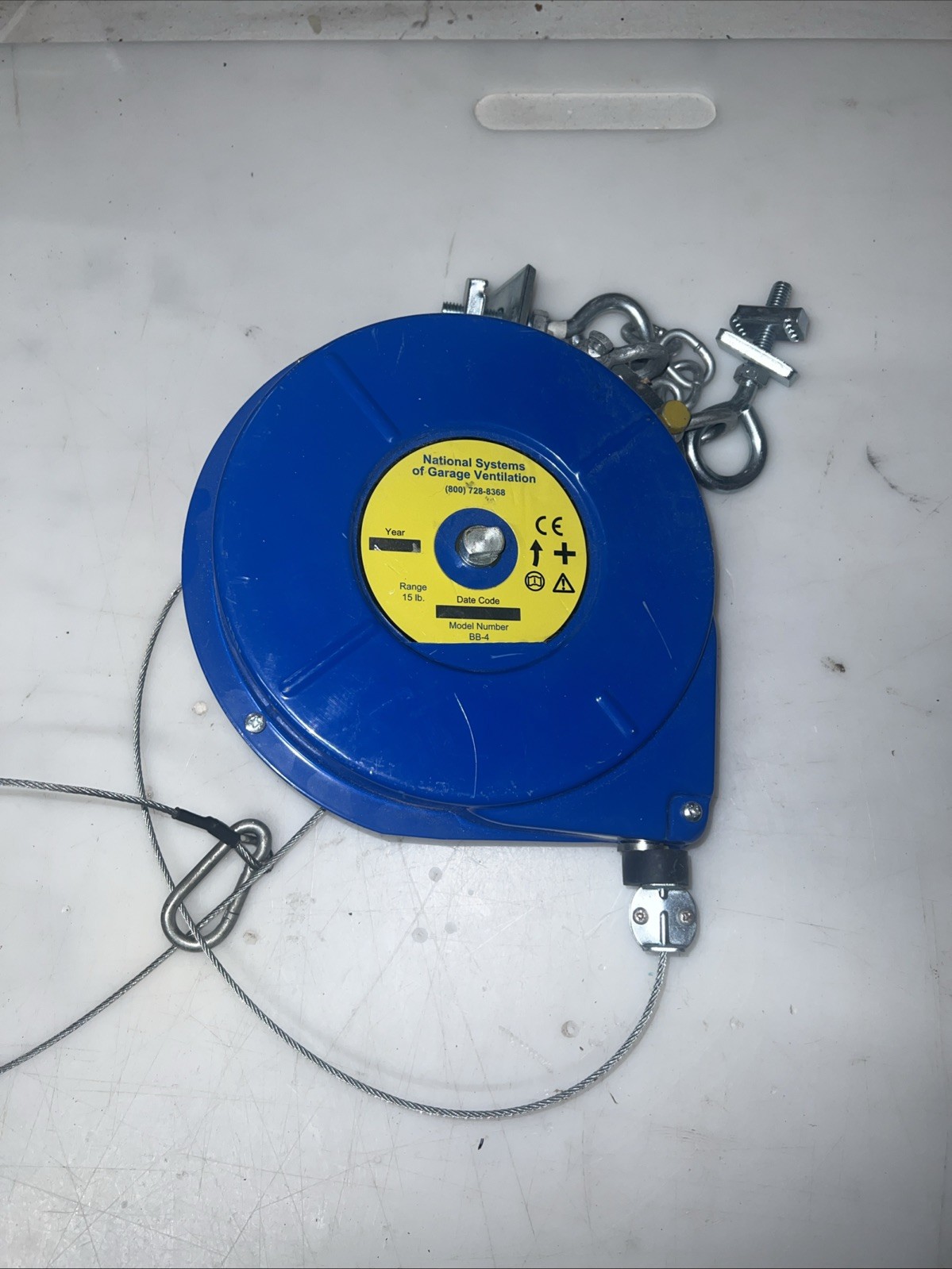 National Systems BAL-T Torque Reel BALT 10-15lbs Cable Reel With Hardware BB-4