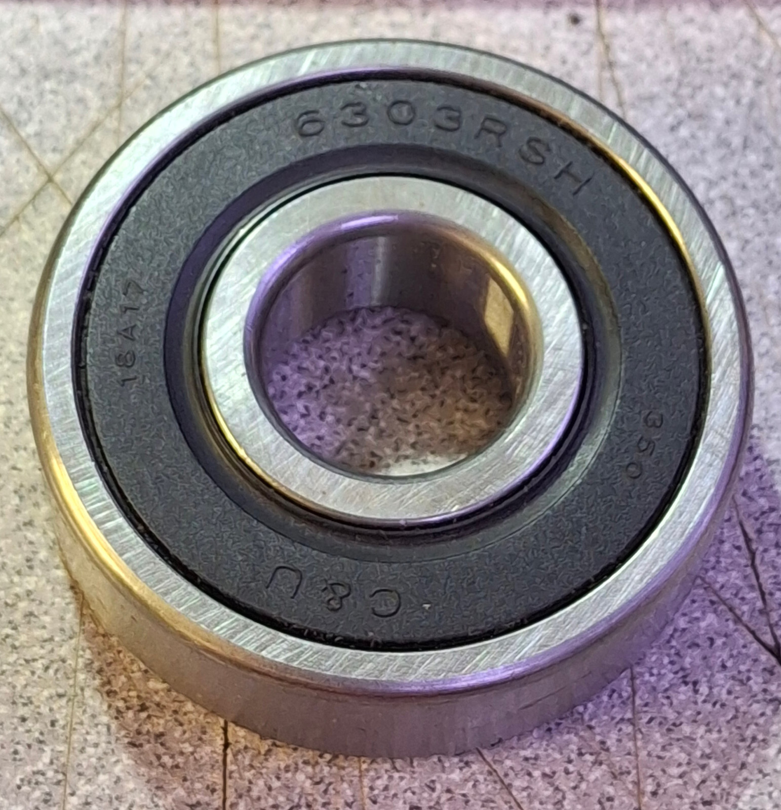 1 NEW C&U 6303RSH RADIAL BALL BEARING NNB ***MAKE OFFER***