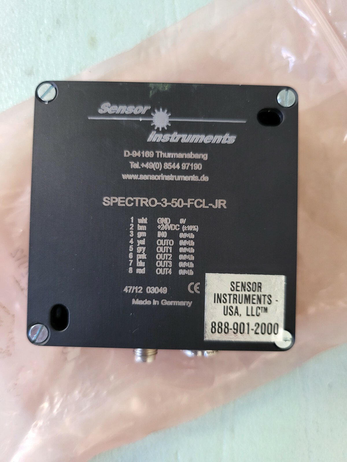 Sensor Instruments SPECTRO-3-50-FCL-JR