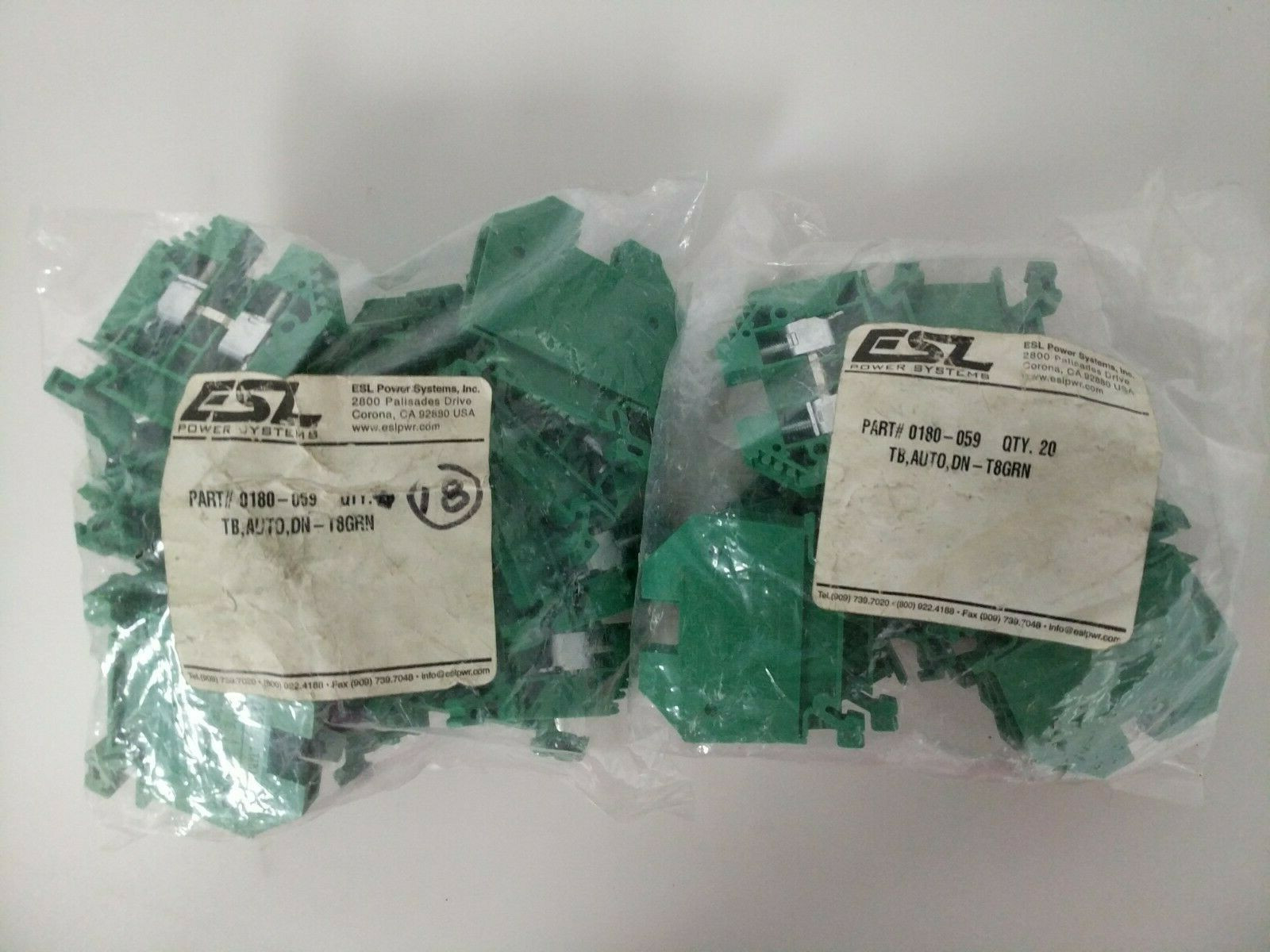 38 pieces Terminal Blocks EN-60947-7-1