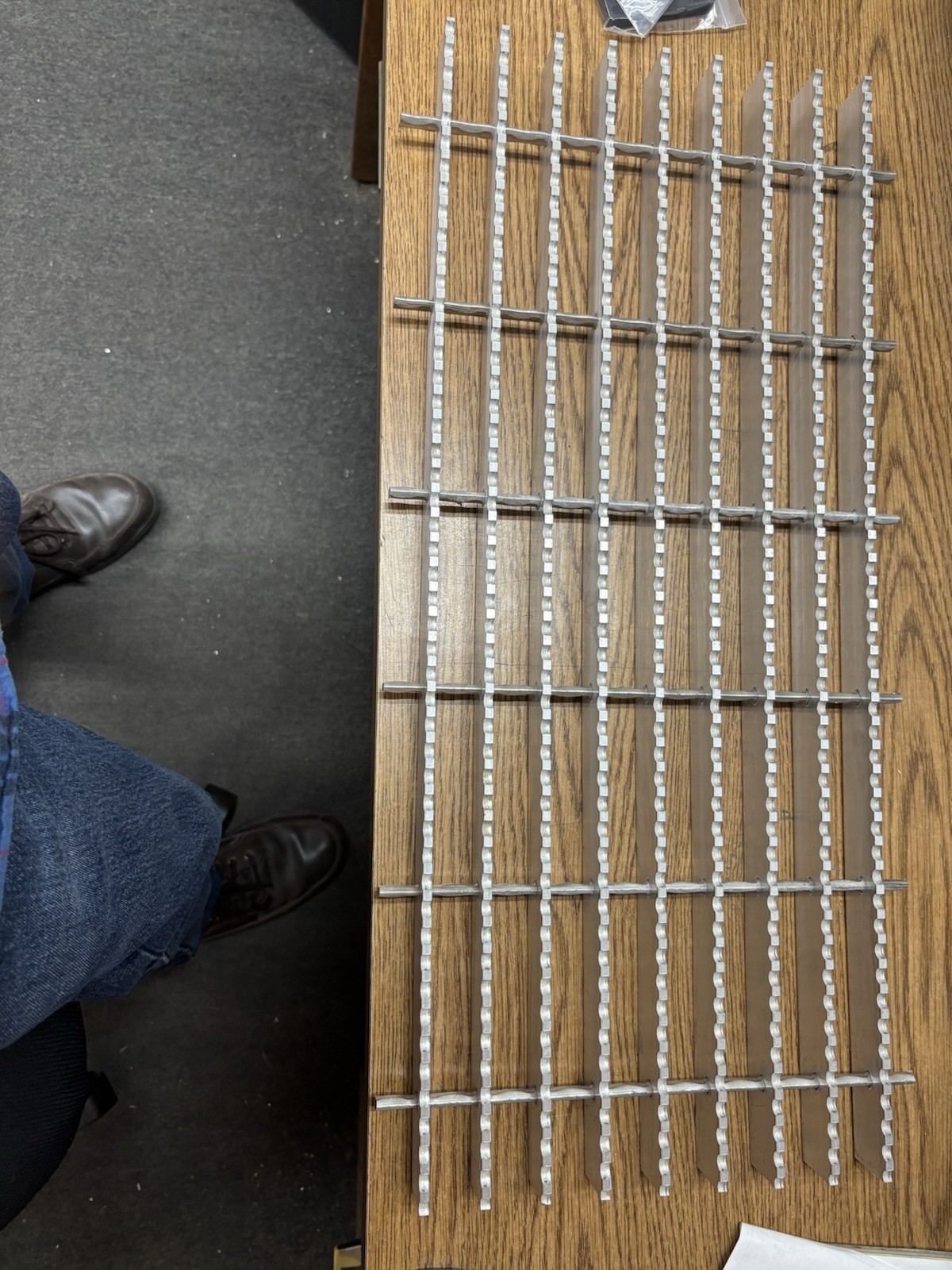 Serrated Aluminum Grating 1 1/2x 9 3/4 X 24