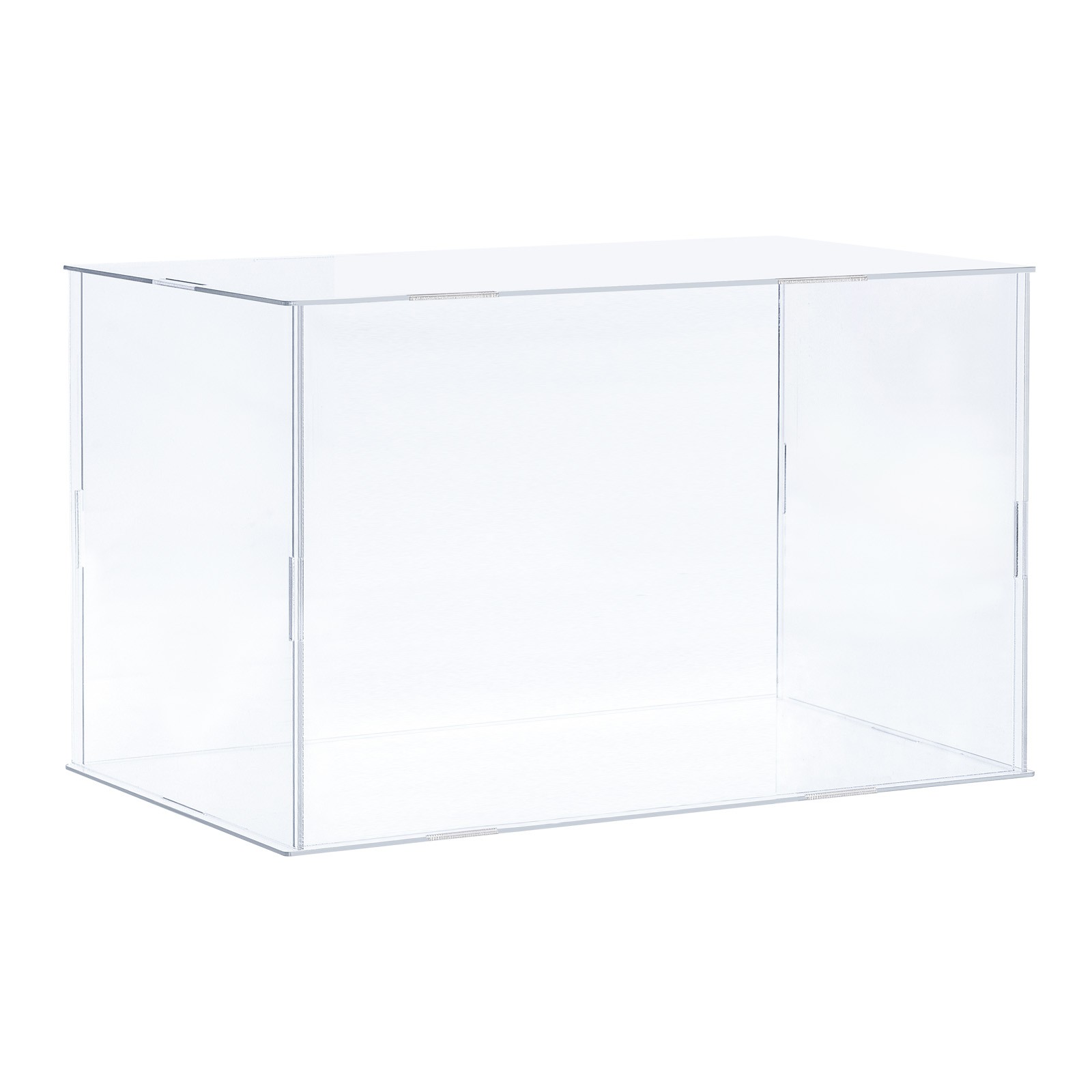 Acrylic Display Case Plastic Box Cube Storage Box Transparent 26x16x15.5cm