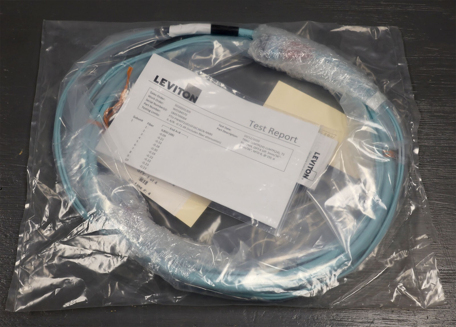 Leviton FTU-FW4072JJ015F36C36CN-NNBS OPT-X Unity Ultra-Low Trunk Cable New