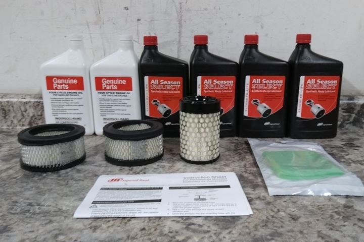 Ingersoll Rand START-UP KIT – 2475 14HP Kohler Gas 10 Pc Kohler Start-UP Kit