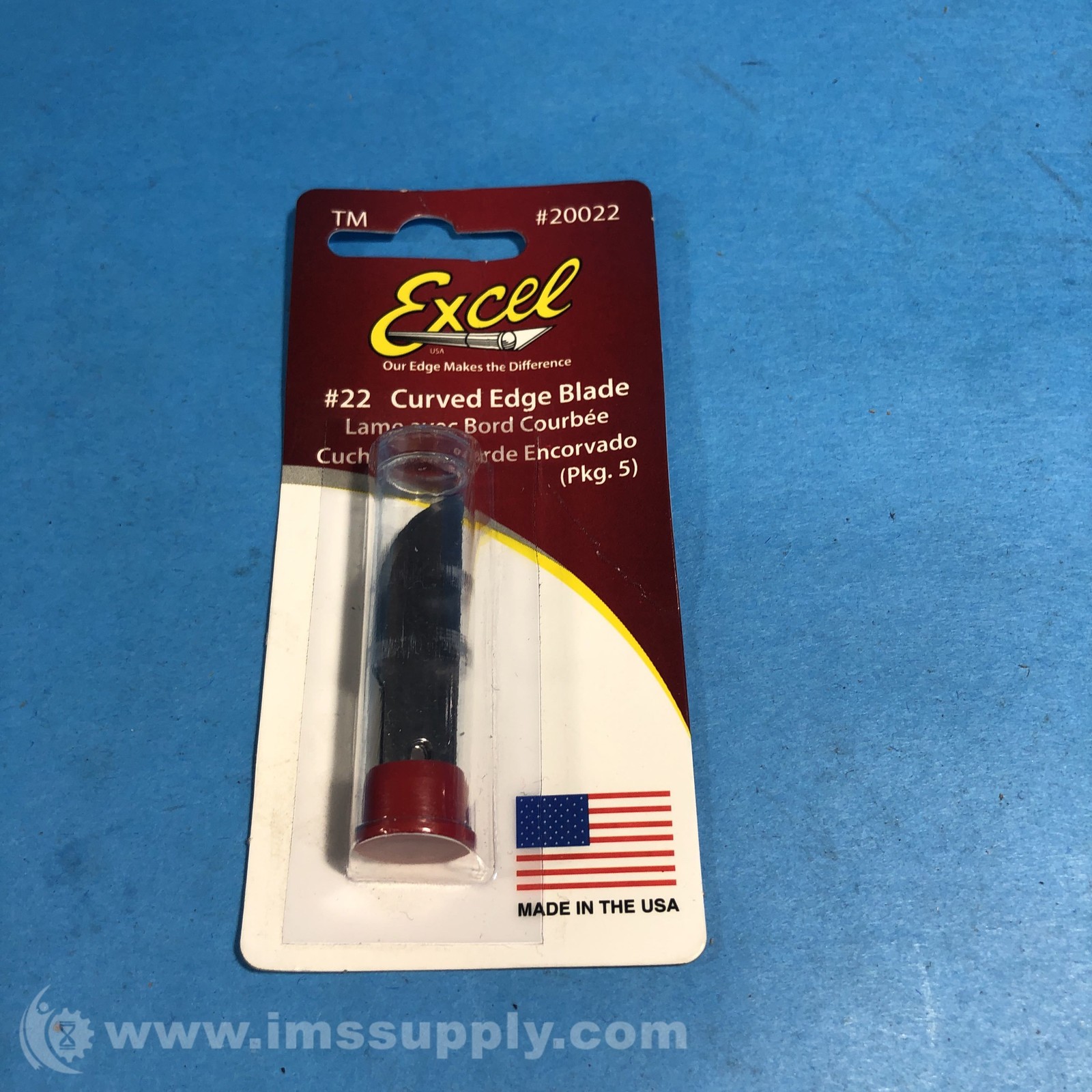 Excel Blades 20022, Pack of 5 Curved Edge Blade FNFP