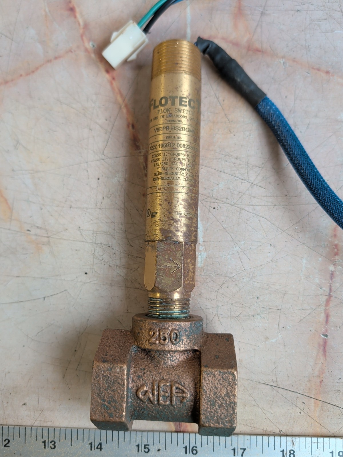FLOTEC V6EPB-BS2BGM6 FLOW SWITCH