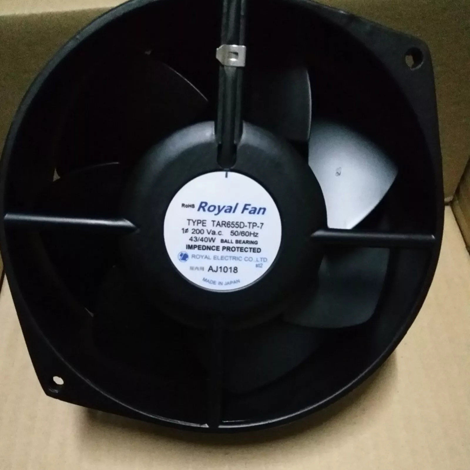 NEW ROYAL FAN TAR655D-TP-7 High Temperature Fan – US Stock