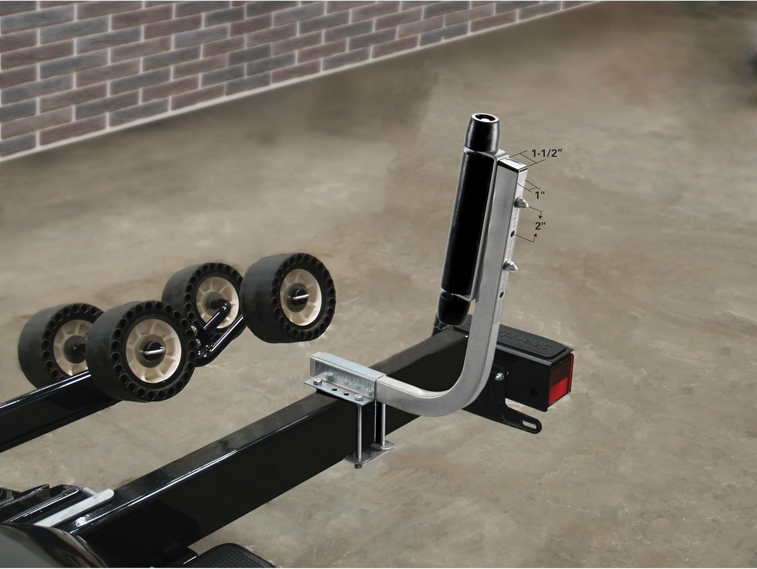 Boat Trailer Roller System with Horizontal Adjustment