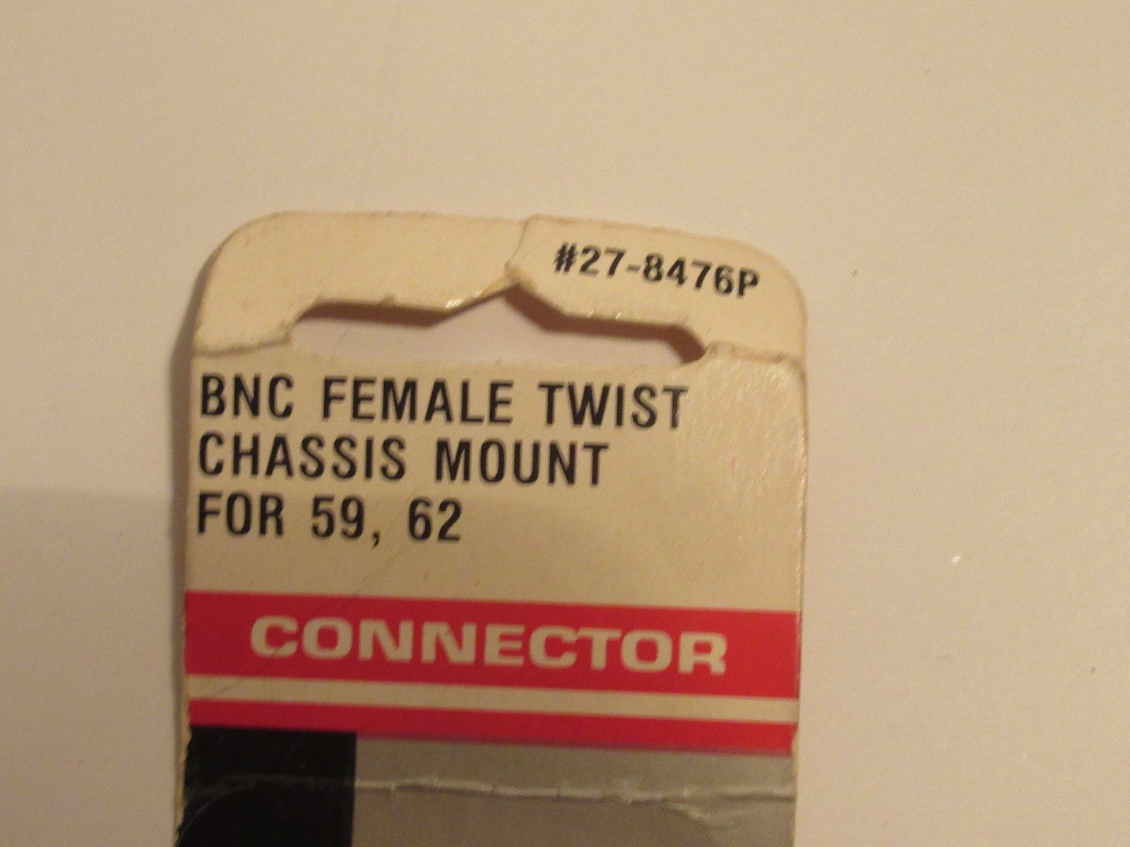 (2) AIM ELECTRONICS #27-8476P BNC FEMALE TWIST CHASSIS MOUNT FOR 59,62 CONN NEW