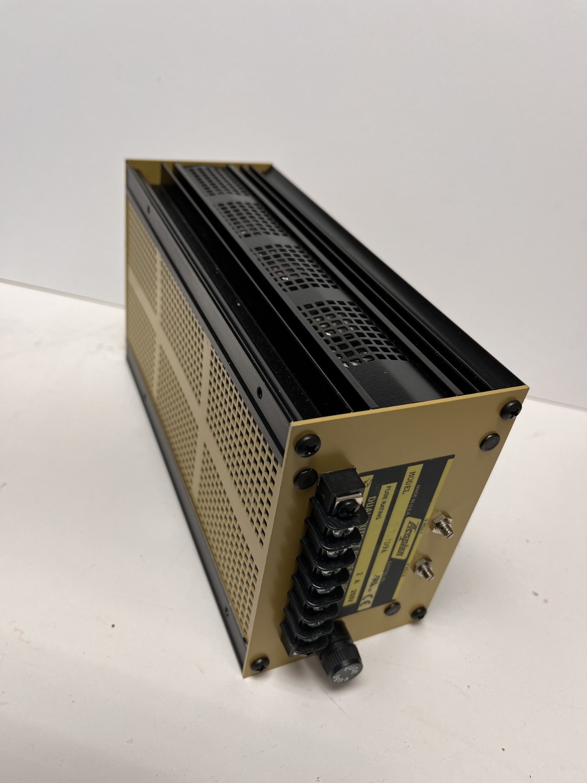 Acopian 512D9A Dual Regulated 5VDC/6A, 12VDC/2.4A Power Supply, 120VAC Input