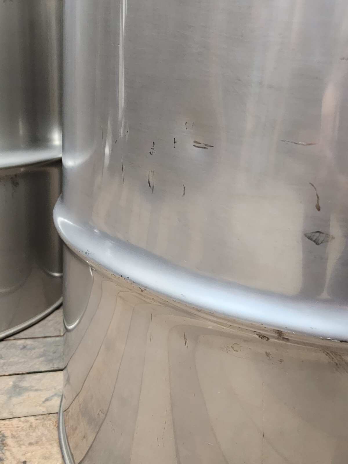 55 Gallon Stainless Drum Barrel USED Closed Top