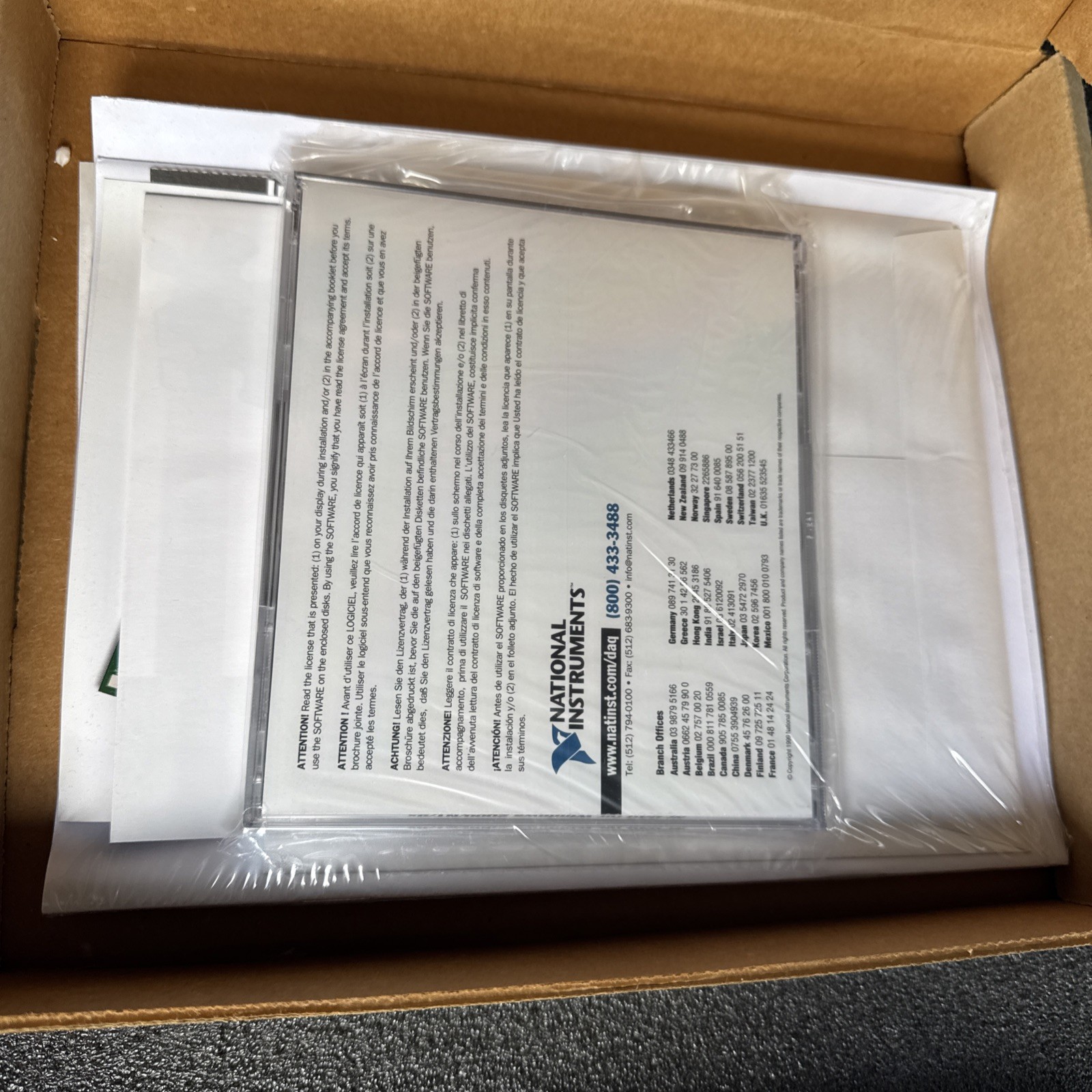 National Instruments LAB-PC-1200 183008H-01 777227-01 AND NI-DAQ SW – Expedite