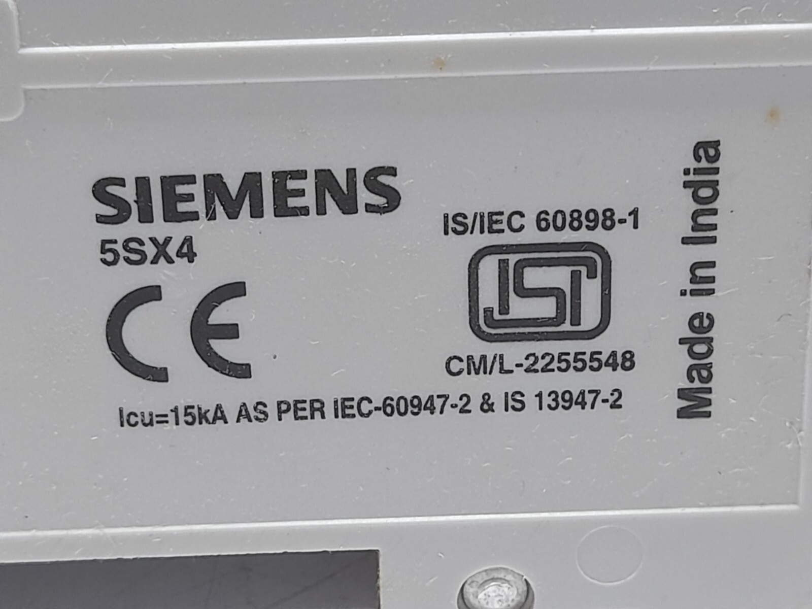 Siemens SCBR-5SX42207RC MCB DP 20A 240/415A 5SX42 5SX42207RC Miniature Circuit B