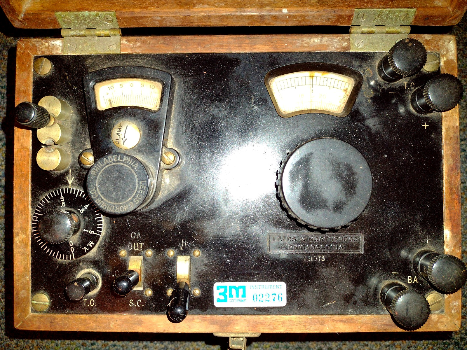 Leeds & Northrop Galvanometer Co Made In USA Untested Antique