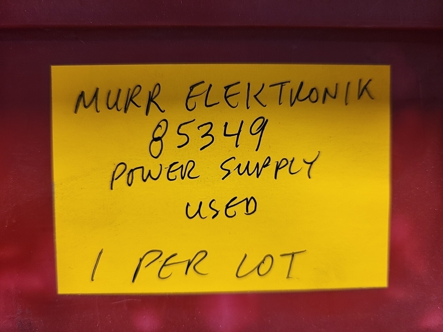Murr Elektronik 85349 Men 1 Power Supply 1/2 Phase Smoothed