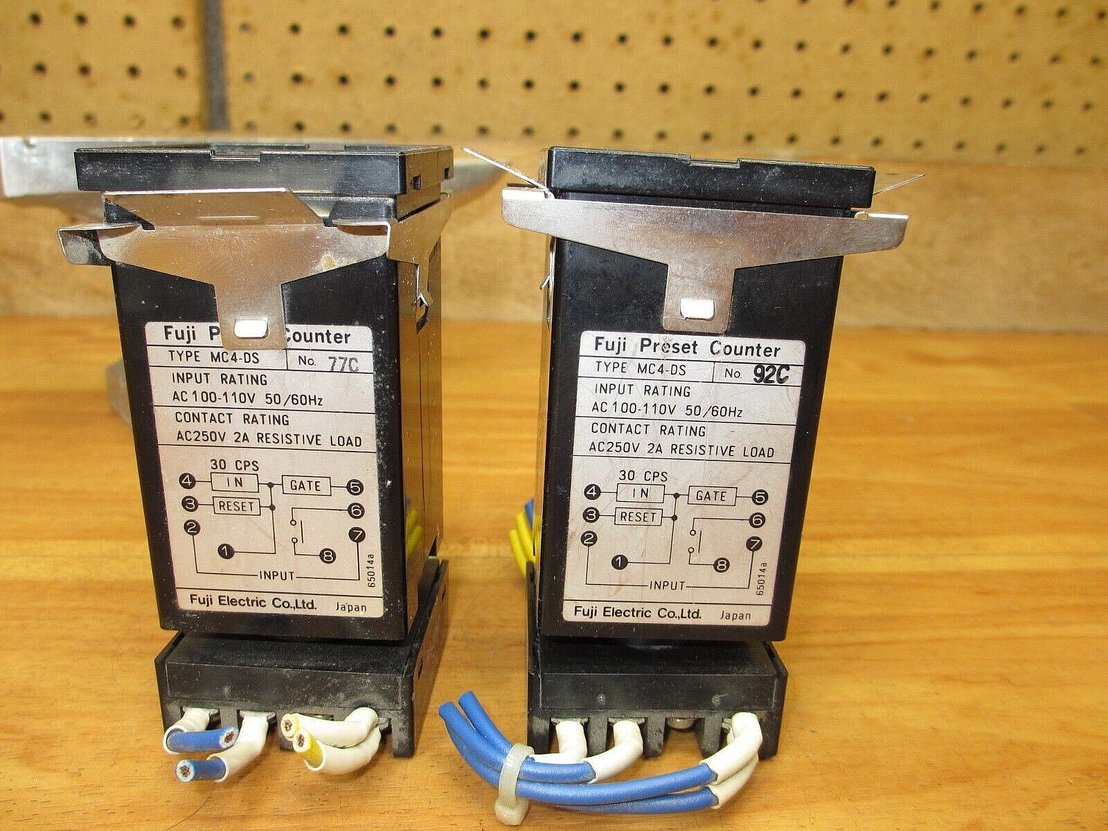 Fuji MC4-DS (LOT OF 2) *USED* Preset Counter MC4