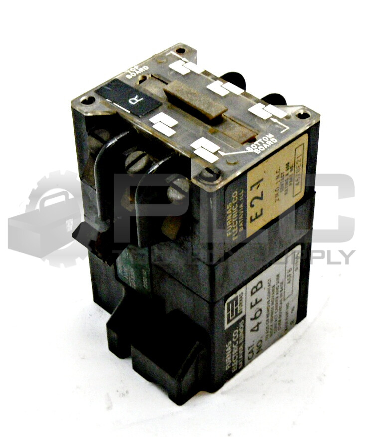 FURNAS ELECTRIC CO 46ZBE21 CONTACT BLOCK 10A 3POLE W/46FB COIL 110/120V 50/60HZ