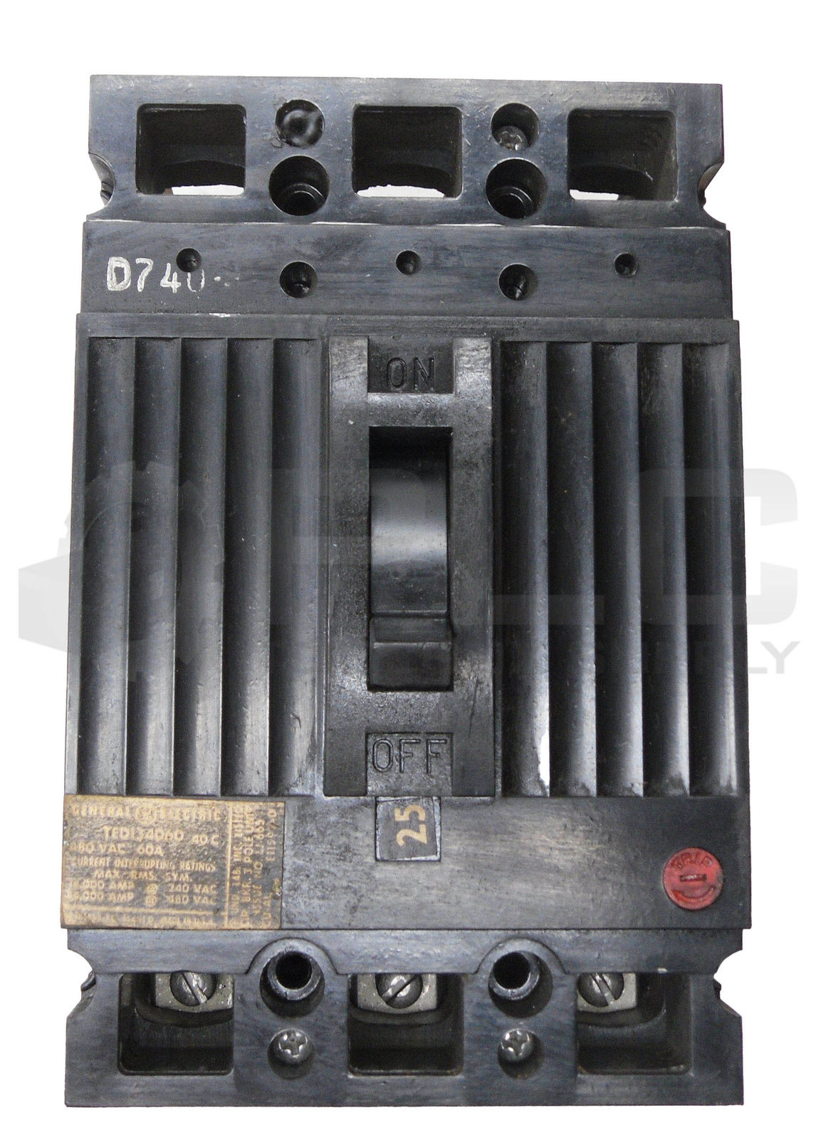 GENERAL ELECTRIC TED134060 CIRCUIT BREAKER 480VAC 60A