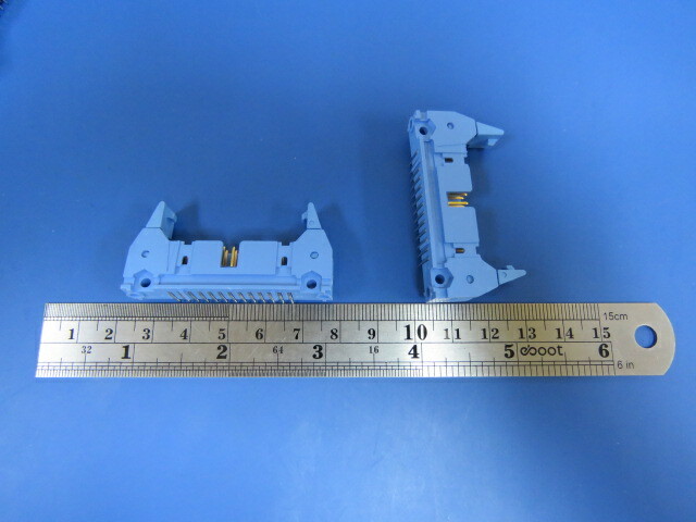 THOMAS AND BETTS 609-2604ES Qty of 14 per Lot Header Connector, PCB Mount, Rece
