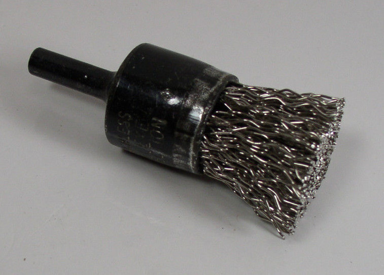 Osborn 30169 SS Stainless Steel Crimp Wire End Brush 1/4″ Shank 22,000 RPM