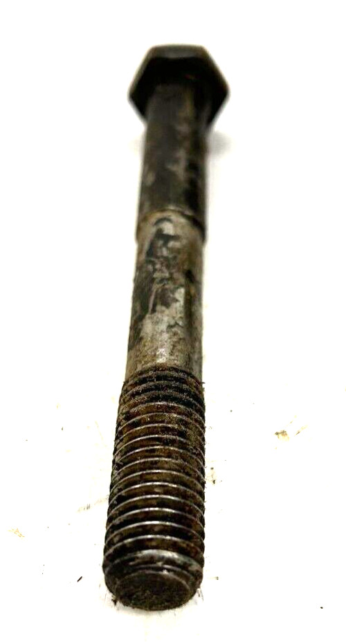 UNBRANDED HEX HEAD BOLTS 9/16″-12 X 1-1/4″ THREAD STEEL ( LOT OF 10 )