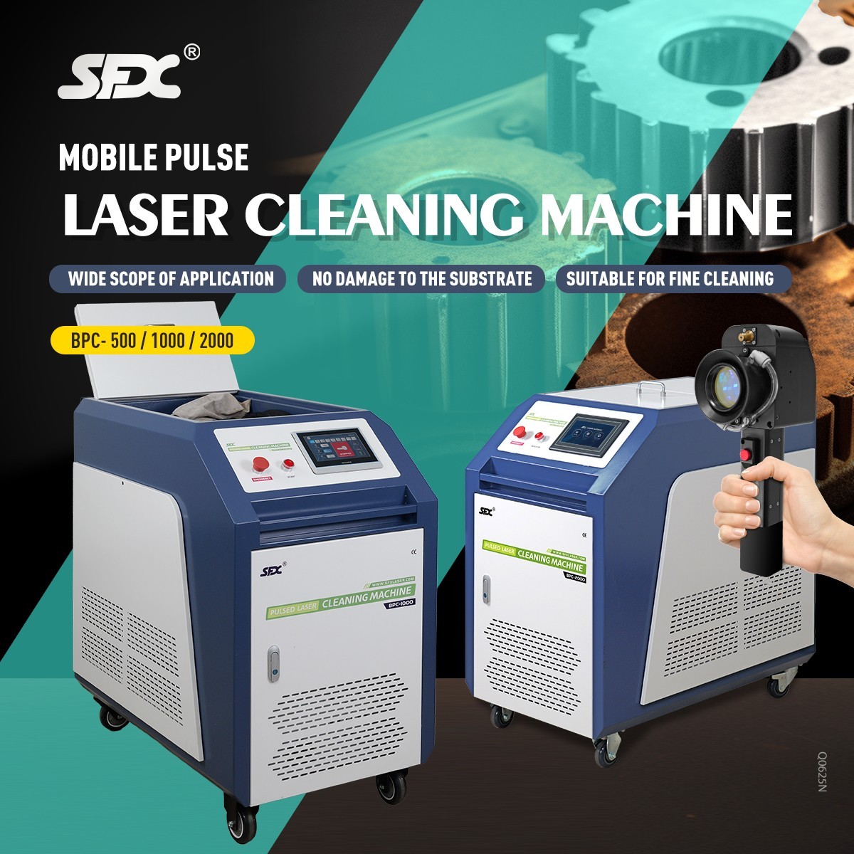1000W Pulse Laser Cleaning Machine Laser Cleaner for Metal Paint Rust Coating
