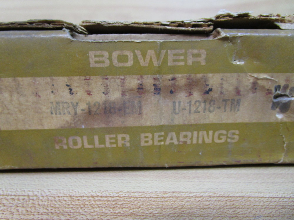 Bower Roller Bearings MRY-1218-EM Roller Bearing U-1218-TM