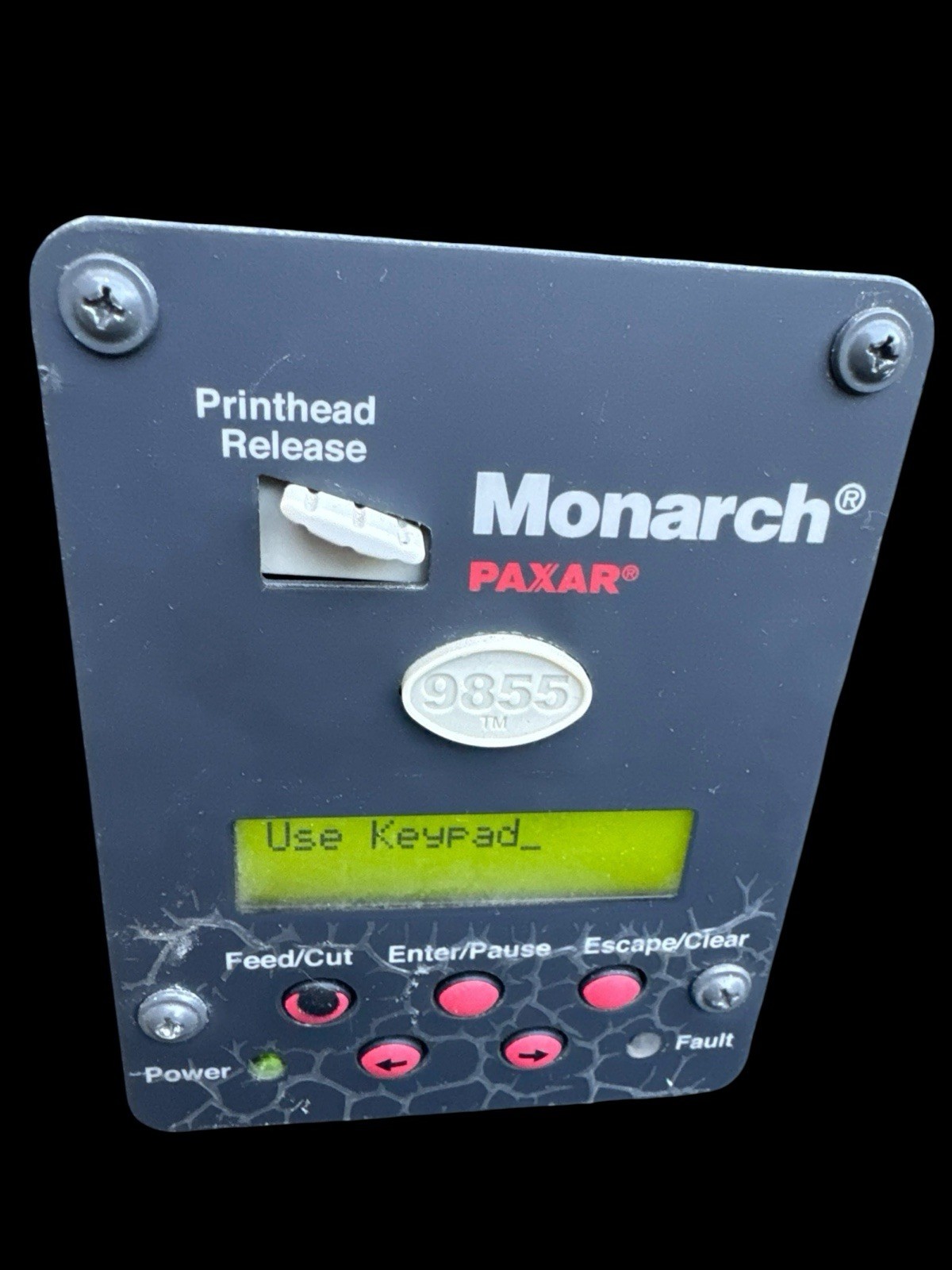 Morchch Paxar 939 Thermal Barcode Printer With Keyboard Input Pad Tested! HTF