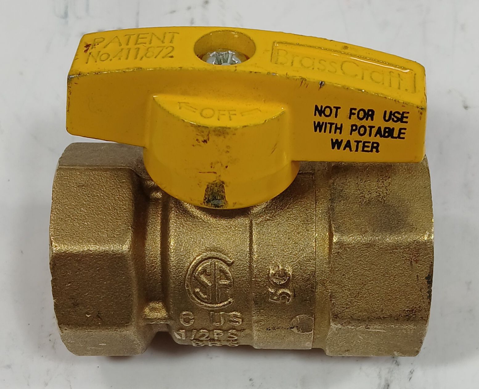 1 NEW BRASSCRAFT 411827 1/2PSI BRS 1” BRASS SHUT-OFF VALVE NNB ***MAKE OFFER***