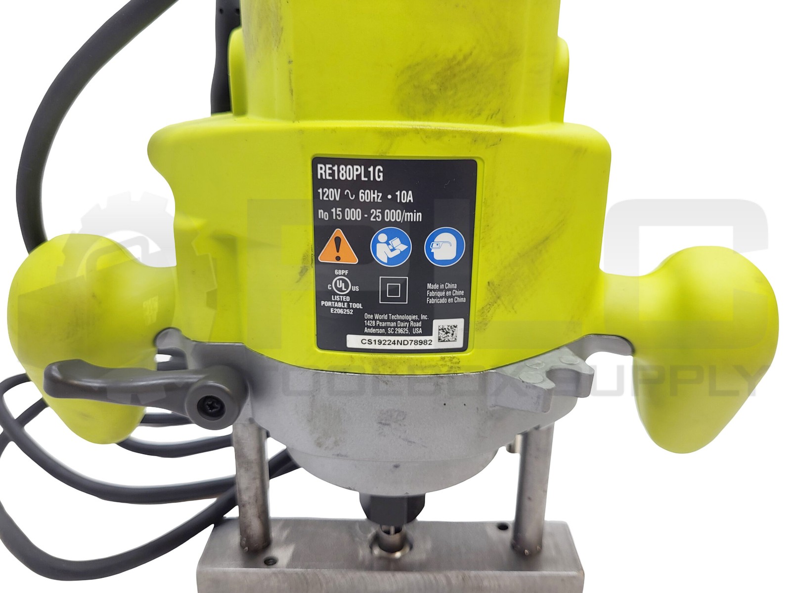 NEW RYOBI RE180PL1G 2 PEAK HP EVS PLUNGE BASE ROUTER