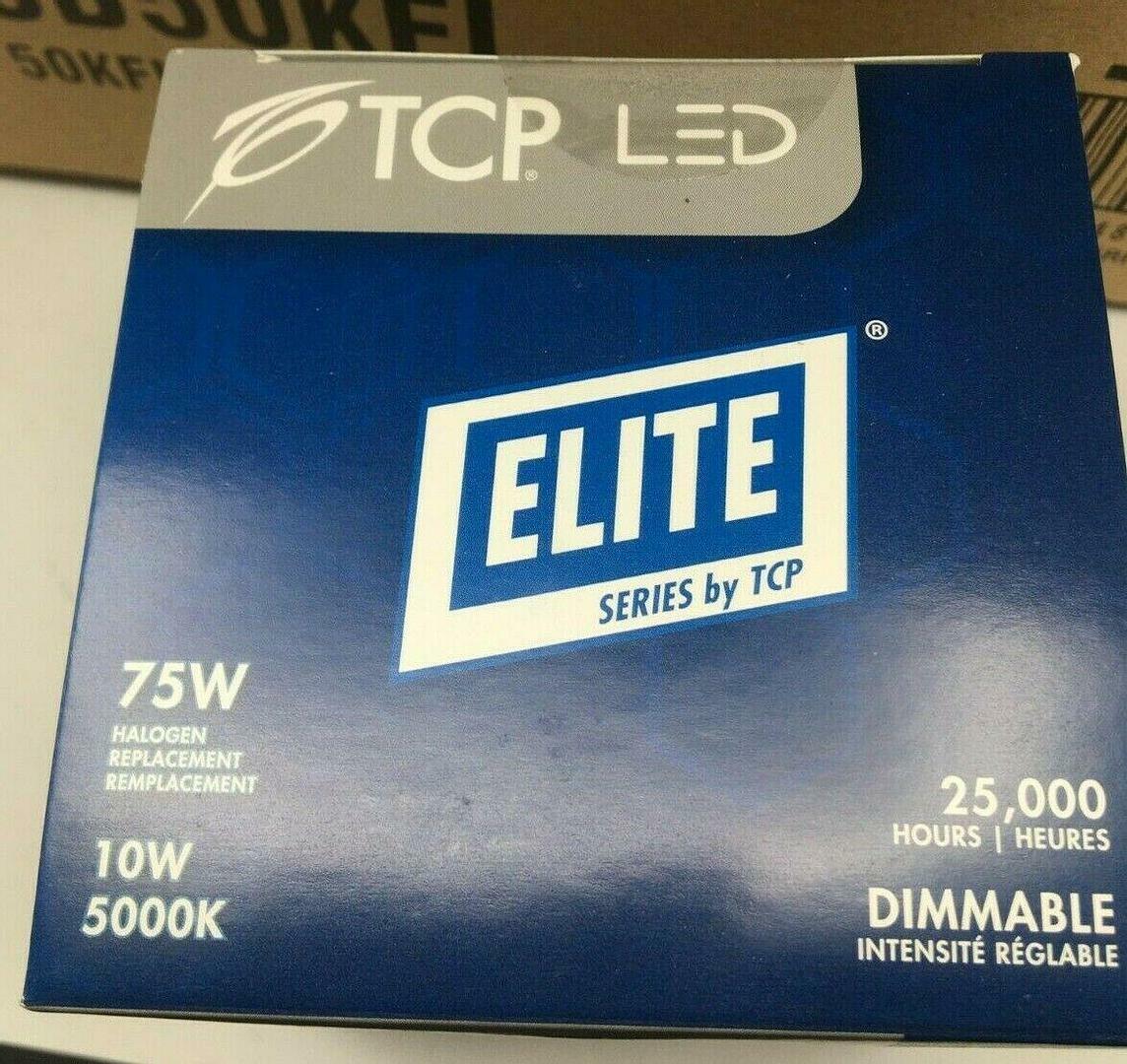 TCP Elite LED Lot of 12, 850 Lumens 10W, 5000K Dimmable Long Neck Lamp NIB
