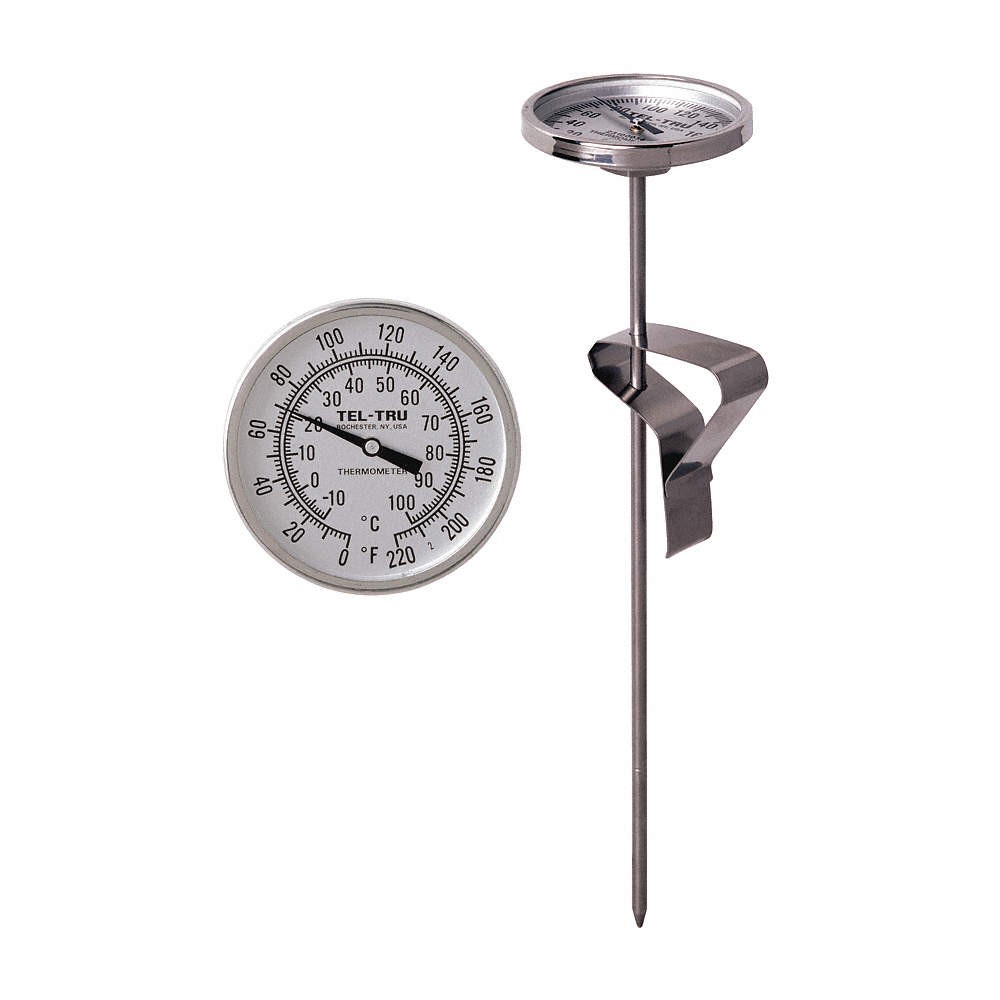 TEL-TRU LT225R-8/23100884 Bimetal Thermom,2 In Dial,-40 to 70C 8TNY2
