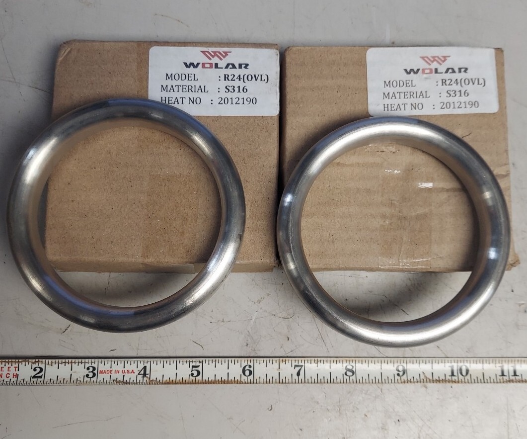 Lot of 2 – Wolar Steel Ring Sealing Joint Gasket R-24(OVL)