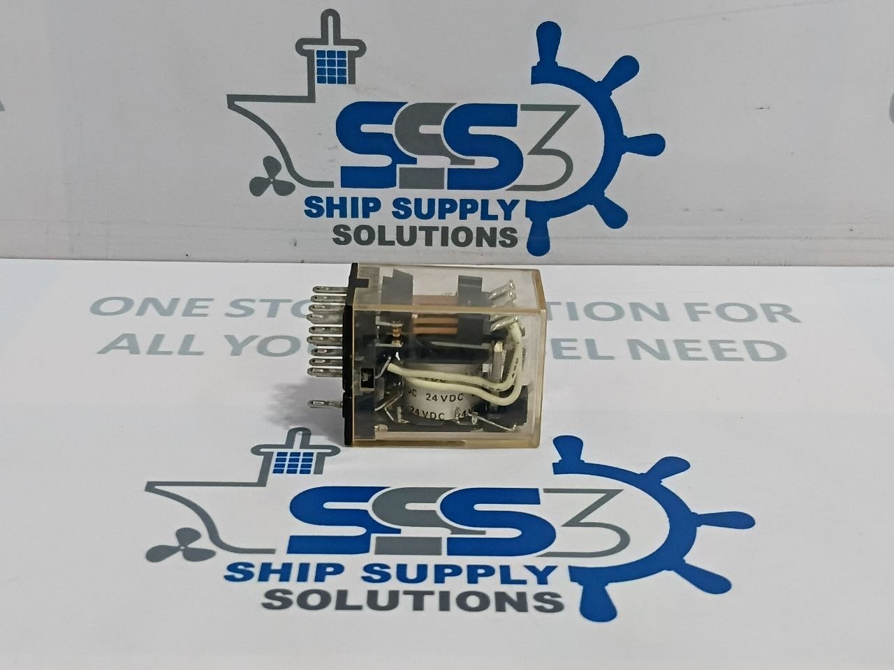Omron MY4N-D2 Auxiliary Relay Coil Volt. 24VDC, 5A 240VAC 5A 28VDC (Unused New)