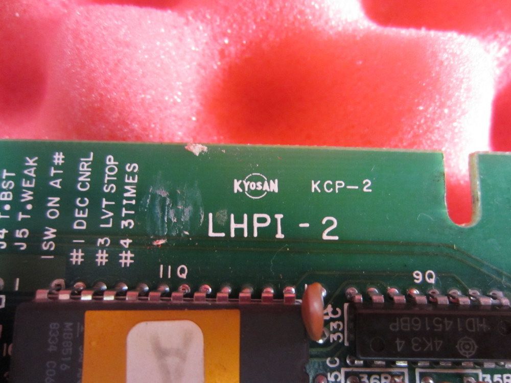 Kyosan LHPI-2 Regulator Board LHPI2 MC-68168