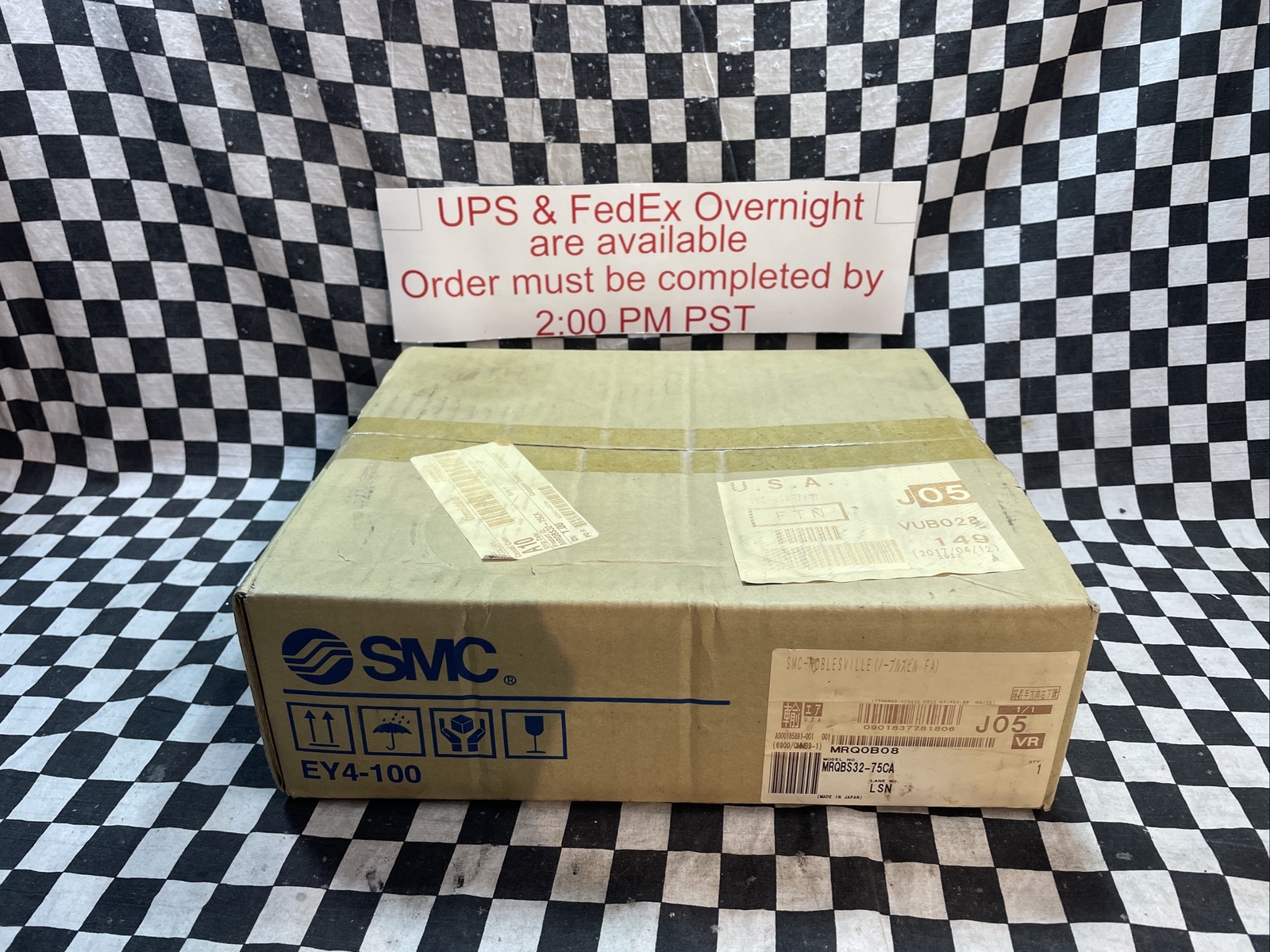 SMC MRQBS32-75CA, MRQBS3275CA, CYLINDER ROTARY, SHIPSAMEDAY