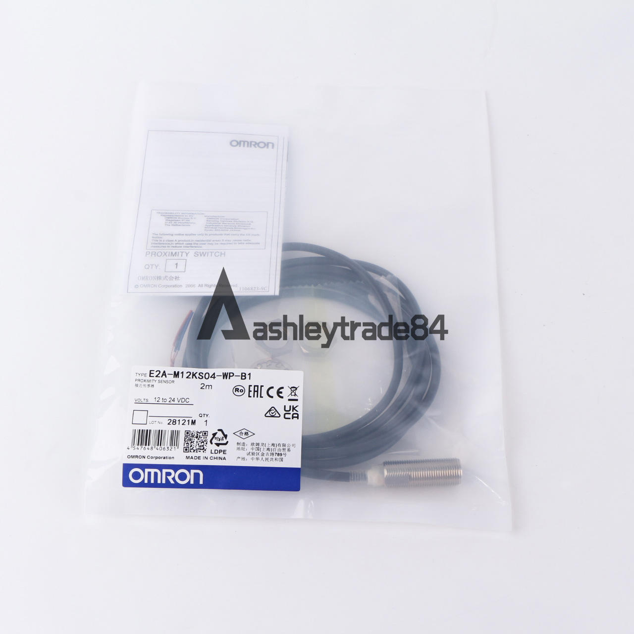 for New OMRON Photoelectric Switch E2A-M12KS04-WP-B1 E2AM12KS04WPB1